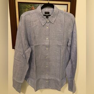 Brand new J Crew women’s linen button down shirt